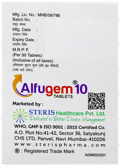 Alfugem 10 Tablet 30 Alfugem 10 Tablet 30
